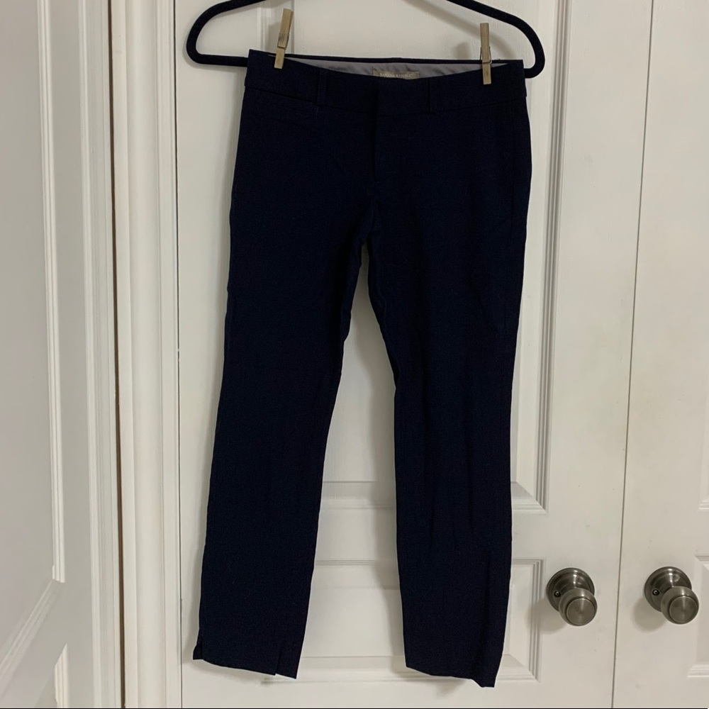 Banana Republic navy Sloan pants